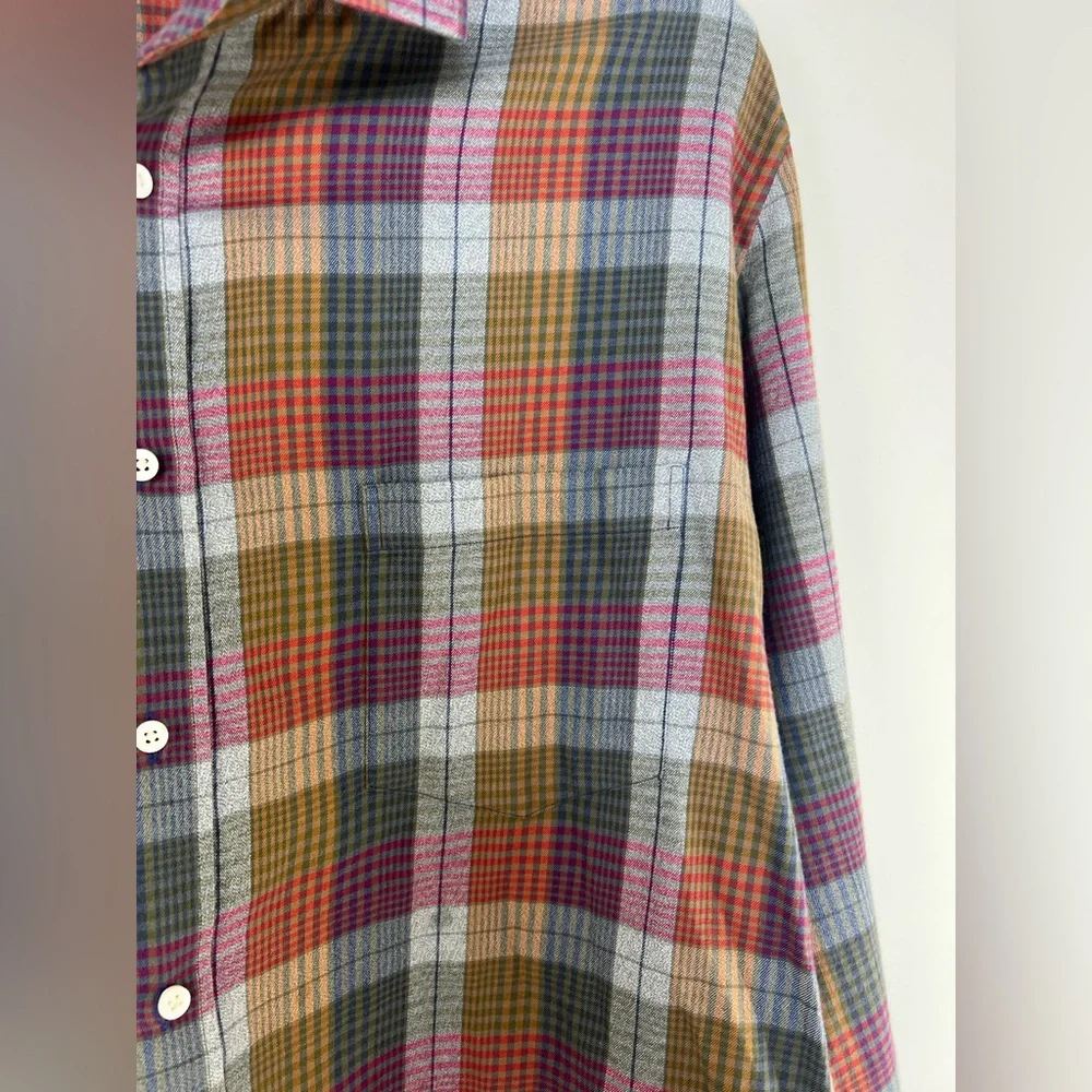 Indochino Made For You Custom Shirt‎ - Multicolor Plaid (XL)